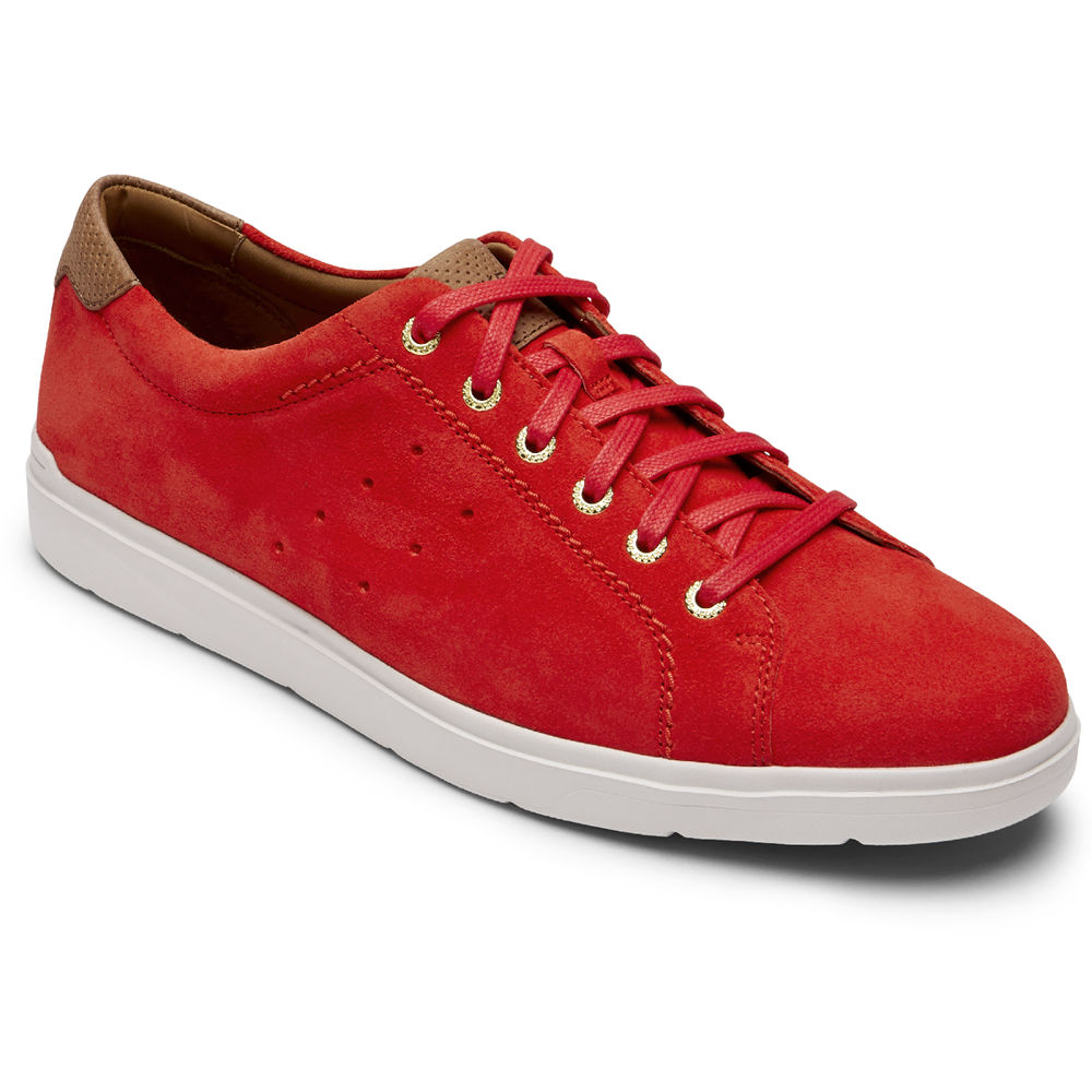 Rockport Mens Total Motion Lite Ltd Lace-To-Toes - Sneakers Red - OAV624190